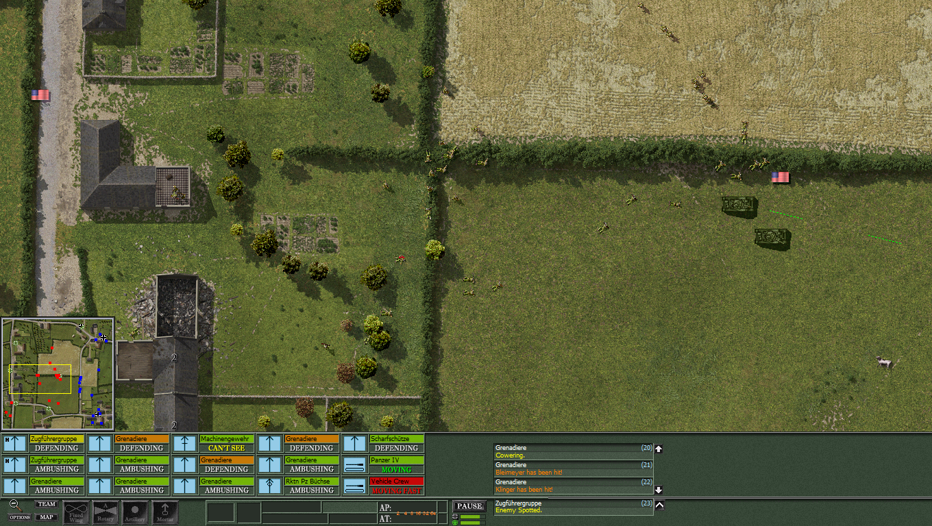 The AI is Stacking Infantry Behind His Tanks.png