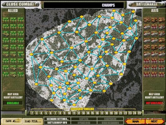 Click to view full size image
 ============== 
Wacht Am Rhein Strategic Map Update
Battlegroup names are presented in this screenshot. Heavy artillery is also presented.
Keywords: wacht am rhein cc4 rerelease