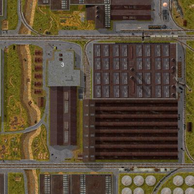 Click to view full size image
 ============== 
Kharkov Tractorworks South Part 2
The finished map of The Tractorworks Part 2
Keywords: Kharkov Tractorworks South Part 2