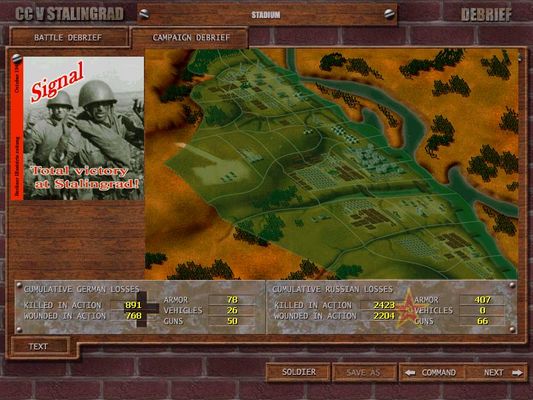 Click to view full size image
 ============== 
end of grand campaign
end of grand campaign Germans Vs Soviet AI
