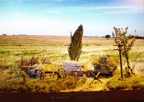 Click to view full size image
 ============== 
Sie Kommen
My diorama set in normandy 1944
