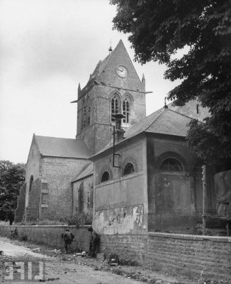 Click to view full size image
 ============== 
Sainte Mère Eglise 7th June 1944
Sainte Mère Eglise 7th June 1944
