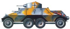 Steyr M35 ADGZ Austrian Arm. Car used by Germans