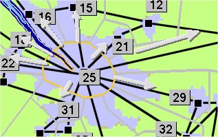 8 connections from one area
Cpl Filth\'s strat map editor set on automatic detects 8 of the surrounding areas.
