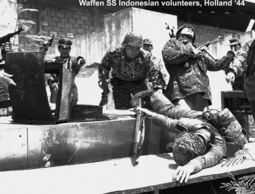 Click to view full size image
 ============== 
Indonesian Waffen-SS reenactors
