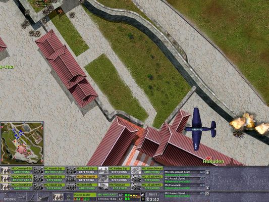 Click to view full size image
 ============== 
Shuri Castle
USMC Air Support is called in to destroy deadly Japanese gun emplacements inside the castle.
