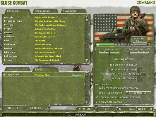 Click to view full size image
 ============== 
CCIV Allied Command Screen
