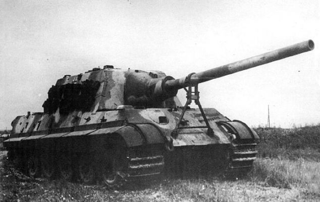 Click to view full size image
 ============== 
Captured JagdTiger, photo taken by Soviet forces in 1945.
